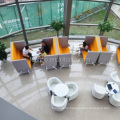 Elegant modern reception office sofa modular waiting room